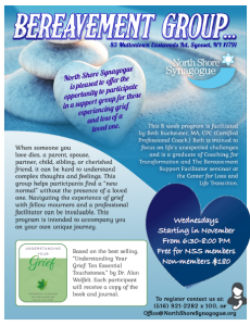 Bereavement Group Flyer